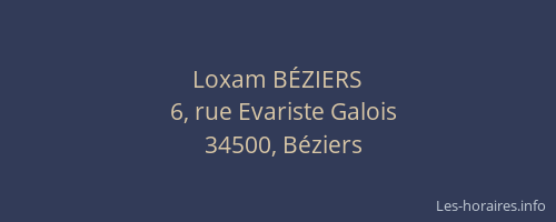 Loxam BÉZIERS