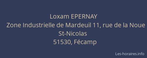 Loxam EPERNAY