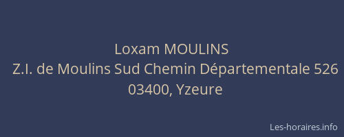 Loxam MOULINS