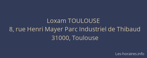 Loxam TOULOUSE