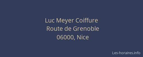 Luc Meyer Coiffure