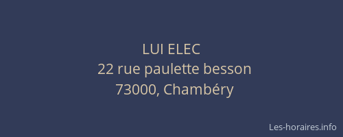 LUI ELEC