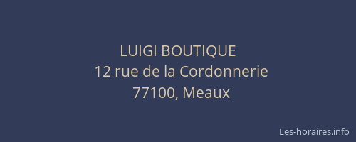 LUIGI BOUTIQUE