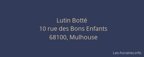 Lutin Botté