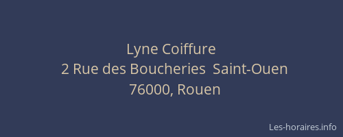 Lyne Coiffure