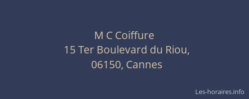 M C Coiffure