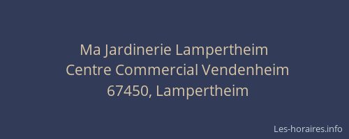 Ma Jardinerie Lampertheim