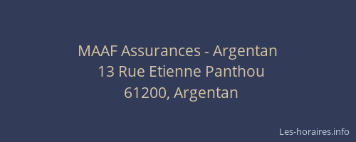 MAAF Assurances - Argentan