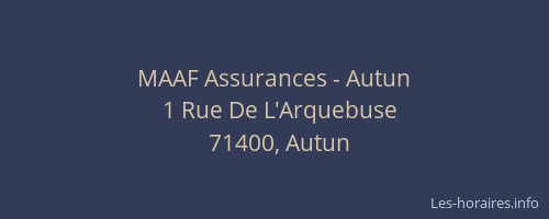 MAAF Assurances - Autun