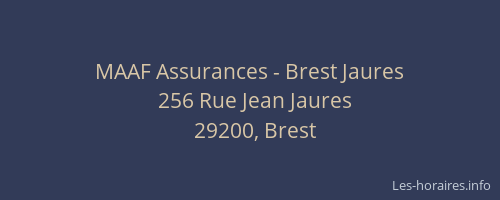 MAAF Assurances - Brest Jaures