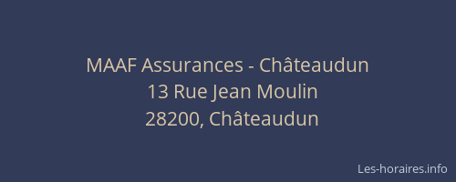 MAAF Assurances - Châteaudun