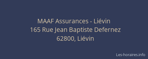 MAAF Assurances - Liévin