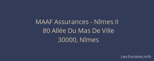 MAAF Assurances - Nîmes II