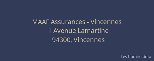 MAAF Assurances - Vincennes