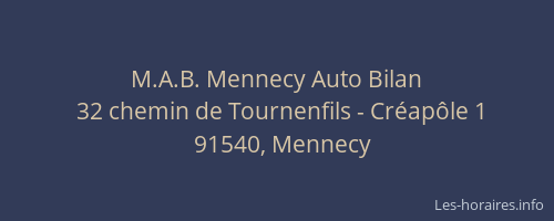 M.A.B. Mennecy Auto Bilan