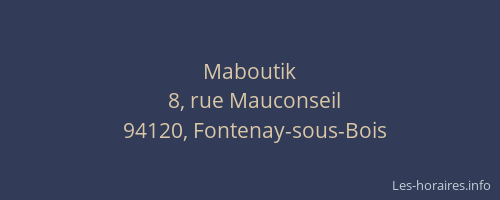 Maboutik