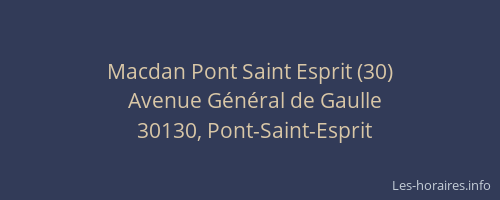 Macdan Pont Saint Esprit (30)