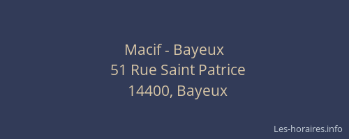 Macif - Bayeux