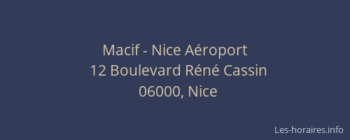 Macif - Nice Aéroport