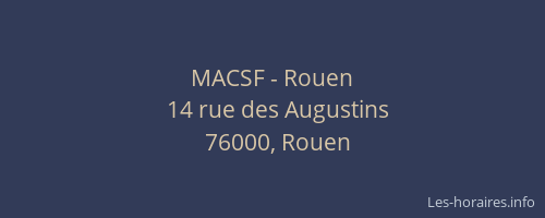 MACSF - Rouen