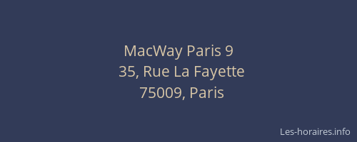 MacWay Paris 9