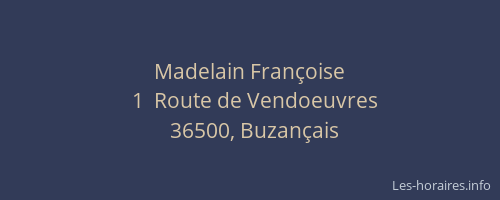 Madelain Françoise