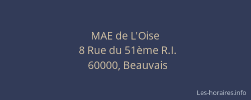 MAE de L'Oise
