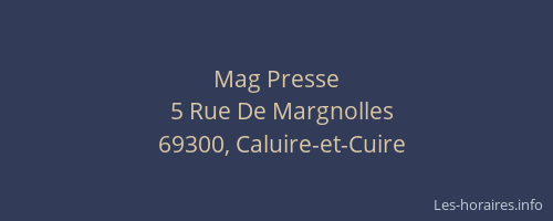 Mag Presse