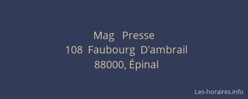 Mag   Presse