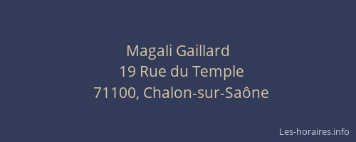 Magali Gaillard