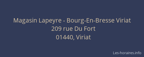 Magasin Lapeyre - Bourg-En-Bresse Viriat