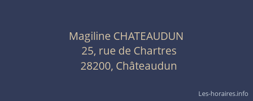 Magiline CHATEAUDUN