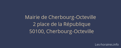 Mairie de Cherbourg-Octeville