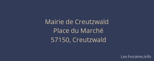 Mairie de Creutzwald