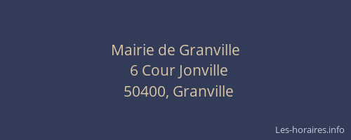 Mairie de Granville