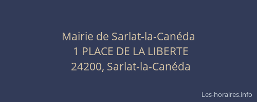 Mairie de Sarlat-la-Canéda