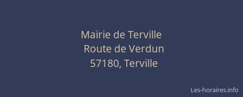 Mairie de Terville