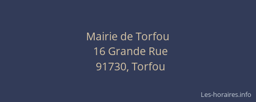 Mairie de Torfou