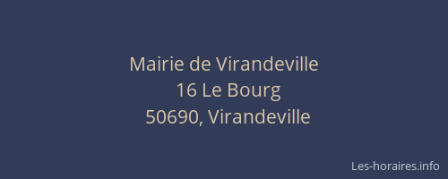 Mairie de Virandeville