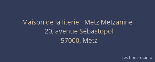 Maison de la literie - Metz Metzanine
