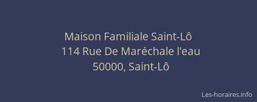 Maison Familiale Saint-Lô