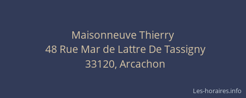 Maisonneuve Thierry