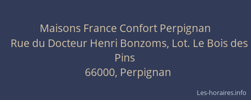 Maisons France Confort Perpignan