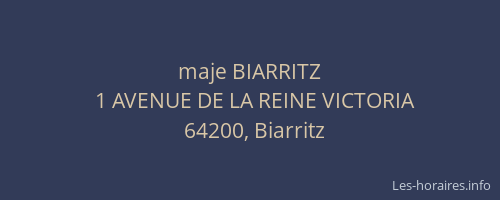 maje BIARRITZ