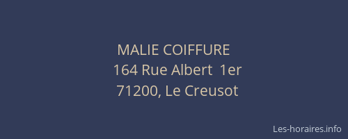 MALIE COIFFURE