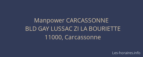 Manpower CARCASSONNE