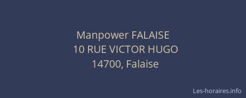 Manpower FALAISE