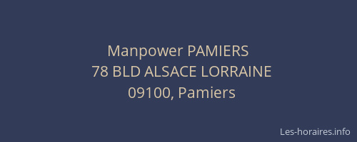 Manpower PAMIERS