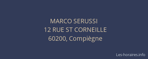 MARCO SERUSSI