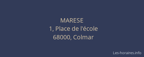 MARESE